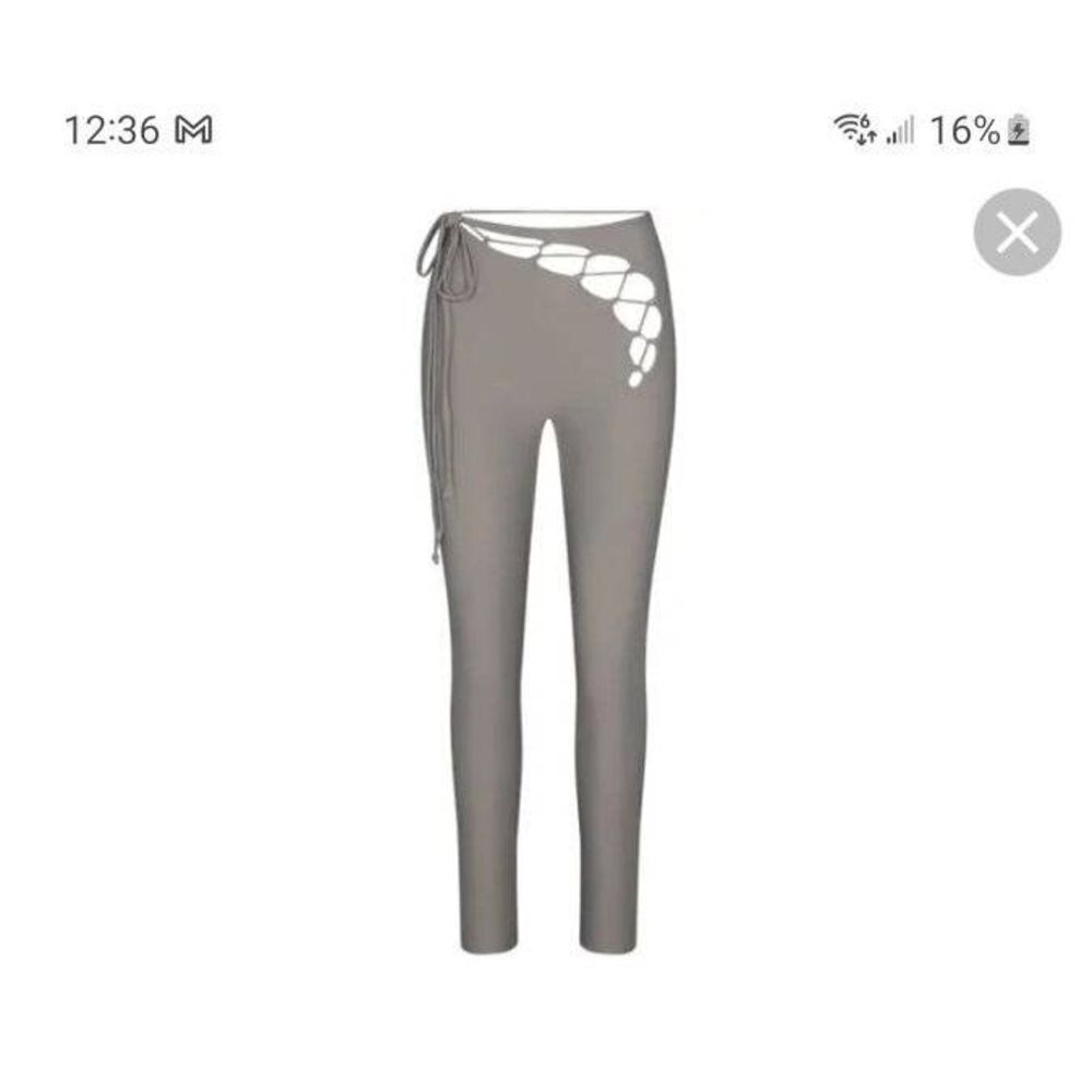 ‎SKIMS Lace front pants NWT